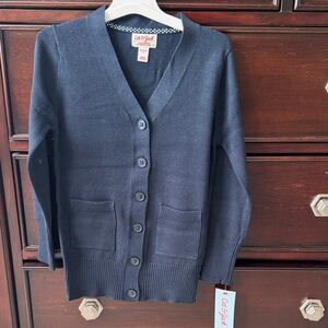 Cat & Jack Dark Blue Knit Cardigan